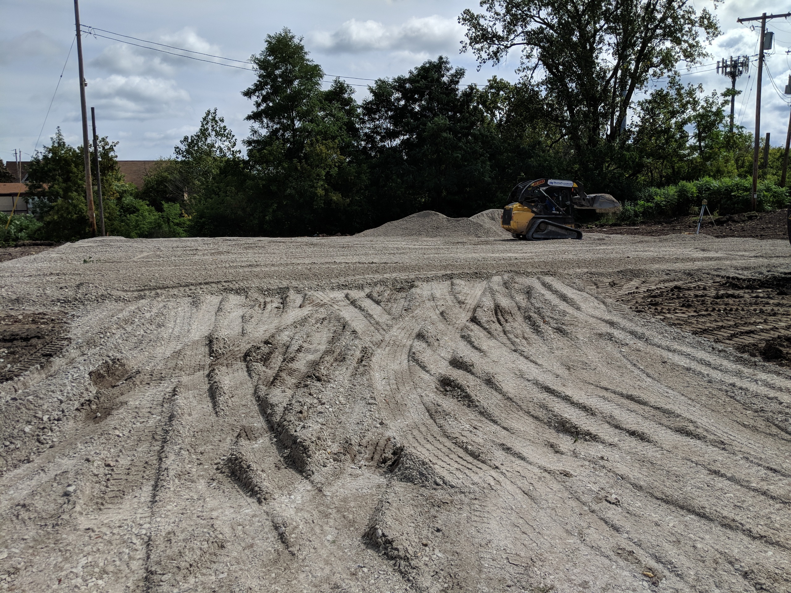 Site prep for 2018 playground