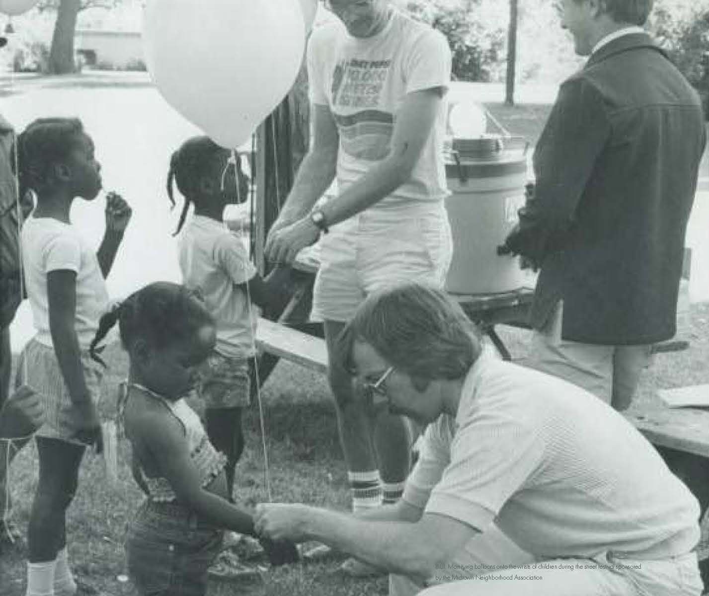 Midtown Neighborhood Alliance festival in park 